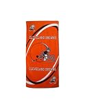 CLEVELAND BROWNS 100% Cotton Full Size 30 by 60 BEACH / BATH TOWEL