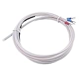 uxcell 熱電対プローブ センサー PT100　温度制御 温度調節-50C-250C 2M