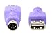 Video Games : NEW KEYBOARD USB to PS2 PS/2 ADAPTER CONVERTER ADAPTER