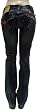RED PEPPER 7022 Size 27 Women's Bootcut Jeans Embroidery Embroidered Distressed