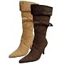 Glaze by Adi Plush Trim Lace-up High Heel Boot