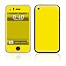 Solid State Yellow Design Decorative Skin Decal Sticker for Apple 3G iPhone/ Apple iPhone 3GS 3G S