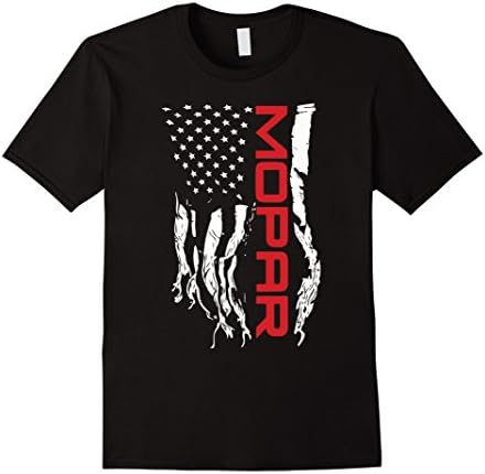 Men's Mopar Flag TShirt XL Black