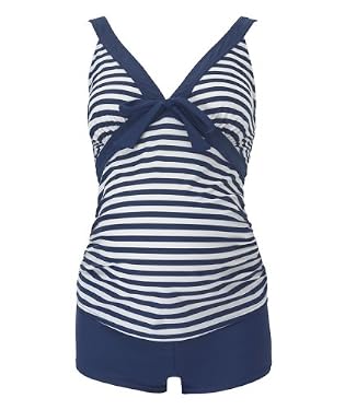 Maternity Stripe Tankini