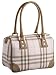 Burberry Women's Satchel with Leather Trim, Candy Latt