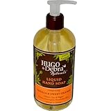 Liquid Hand Soap - Vanilla & Sweet Orange Hugo Naturals 12 oz Liquid