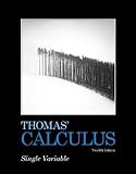 Thomas' calculus. Single variable