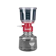 Nalgene Lab Filter Unit, MF75 Series, Polystyrene, Nylon Membrane, Red Collar