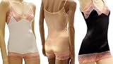 Nouveau Retro Stretch Silk Satin Teddy by Mary Green