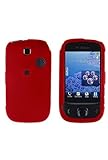 Red Rubber Feel Snap-On Cover Hard Case Cell Phone Protector for Huawei U75 ....