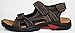 4HOW Men's Casual Sandals Leather Shoes Outdoor