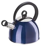 Oggi Red Stainless Steel 64 oz Whistling Tea Kettle