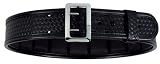 Bianchi 7965 ErgoTek Sam Browne Belt - Plain Black, Chrome 22421