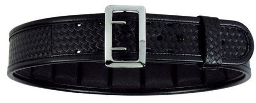 Bianchi 7965 ErgoTek Sam Browne Belt - Basket Black, Chrome 22436