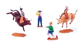 Western Rodeo Set - Bull Riders and Rodeo Clowns