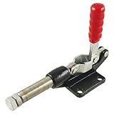 uxcell 垂直トグルクランプ 下方押さえ方 386キロ保持容量 プラスチックカバーハンドル GH-305-EM