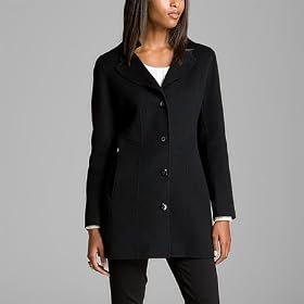 Ellen Tracy Double Face Wool Long Car Coat, 10 by Ellen Tracy