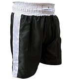 Kick boxing shorts muay thai kickboxing Short Martial Arts Contact Satin Black Large