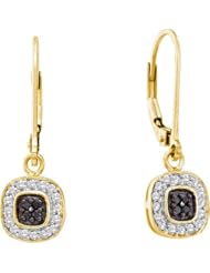 14KT Yellow Gold 0.25 CTW-Diamond Fashion Earring