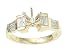 0.55 cts Baguette Diamonds Engagement Ring - Platinum, 14kt White or Yellow Gold