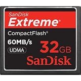 SanDisk Extreme 32 GB 60 MB/s Compact Flash Memory Card