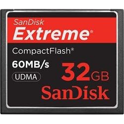 SanDisk Extreme 32 GB 60 MB/s Compact Flash Memory Card