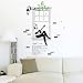 Instant Home/Wall Reusable Decal Stickers - Audrey Windowsill Guitar Song Serenade
