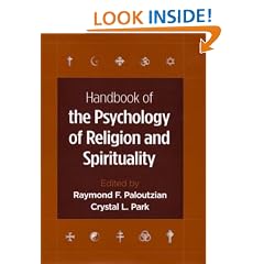 Handbook of the Psychology of Religion and Spirituality