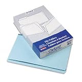 1 Expansion Pressboard File Folders w/Straight Tab, Ltr, BE, 25/box