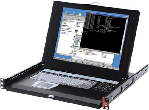 1u Rack Mount 15in LCD Monitor/keyboard Drawer for Rack Cabinets