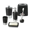 Louie Black Chrome Bath Coordinates