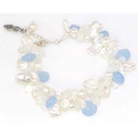 Blue Chalcedony Bracelet by Chalcedony Bracelets