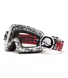 Metal Mulisha Clear Lens White Frame Ambition Goggles