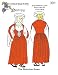 The Shinrone Gown Pattern - A 16th Century Irish Dress Pattern