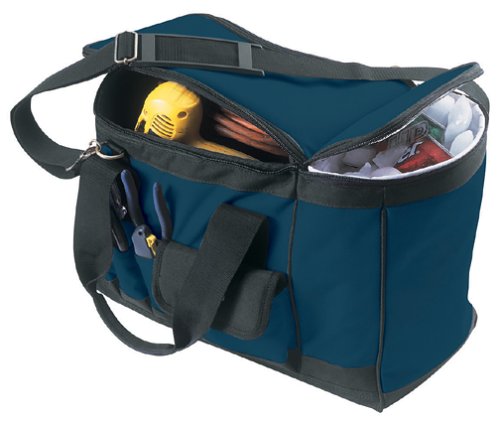 Custom LeatherCraft 1545 27-Pocket Tote/Cooler Bag