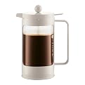 Bodum Bean 8-Cup French Press Coffee Maker Off White