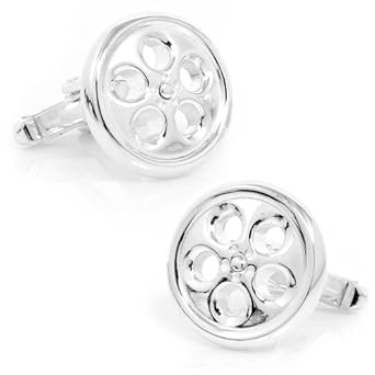 Sterling Spinner Wheel Cufflinks