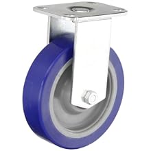 E.R. Wagner Americaster Plate Caster, Rigid, Polyurethane on Polyolefin Wheel