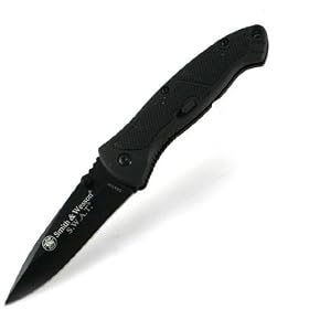 Smith & Wesson SWATMB Swat Medium Assisted Opening Knife, Black