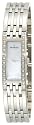 Movado Women's Esperanza Baguette Stainless Steel Bracelet Blue Mother-of-Pearl Dial Watch #0606302