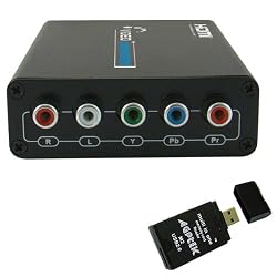 HDMI to YPbPr Component Video Converter w/ AGPTek USB ALl in one card reader