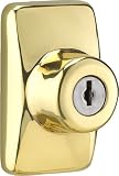 Wright Products EGL120 Accents Georgian Deadbolt, Polished Brass