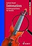 Intonation: Spielr�ume f�r Streicher: Gestaltungsspielr�ume f�r Streicher (Studienbuch Musik)