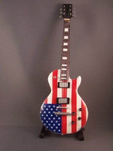 Mini Guitar AEROSMITH JOE PERRY US Flag