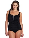 Jantzen Women's Plus Size Piece Swimsuit