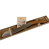 Laguiole Le Thiers Olive wood handled curved Bread Knife