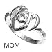 Sterling Silver Ring - Mom - Size: 5-9
