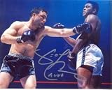 GEORGE CHUVALO SIGNED AUTOGRAPHED 8X10 PHOTO JABS MUHAMMAD ALI (BOXING)