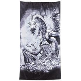 Dragon Cotton Terry Beach Towel