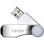 Lexar 2GB Jumpdrive Swivel 360 Degree Cap with Sleek Stainless Steel Design JDSW2GB-431